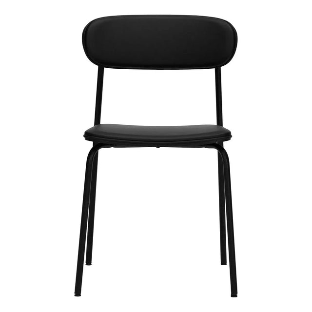 Stuhl Pova schwarz gepolstert 2er Set - House Doctor