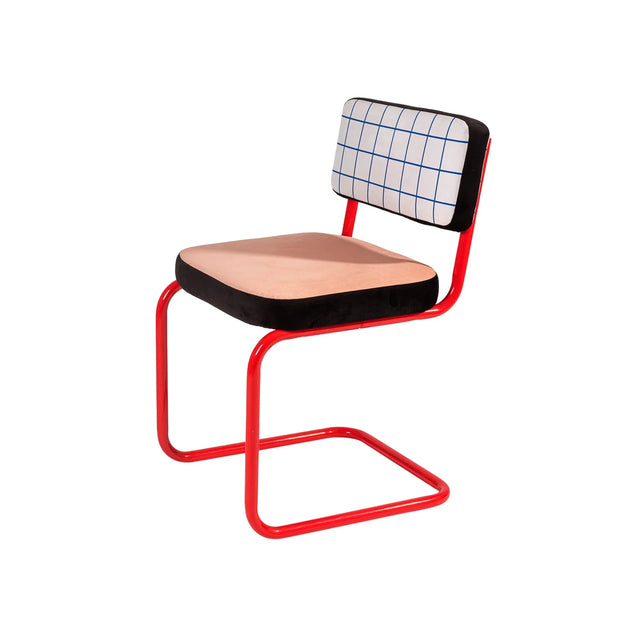 Seletti Superchair Memphis Stuhl Blue Grid – DesignWe.Love