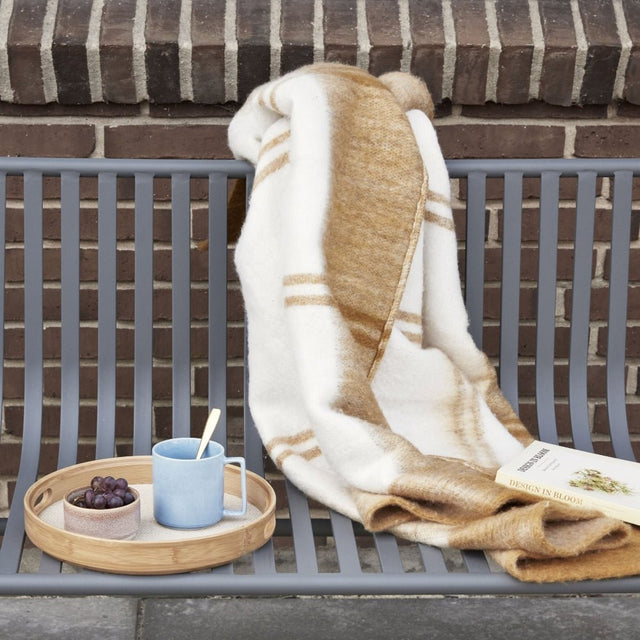 Tablett Canvas Rund - Hübsch Interior - DesignWe.Love