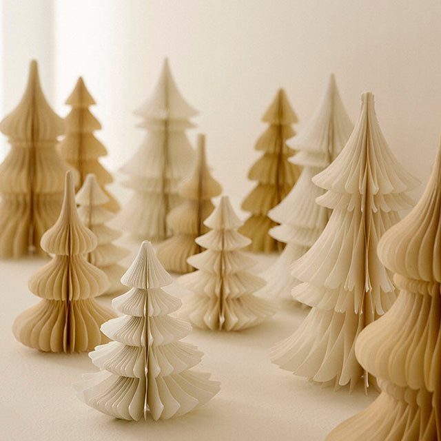 Tannenbaum aus Papier Honeycomb Tree Spruce 20cm Shell - Bungalow DK