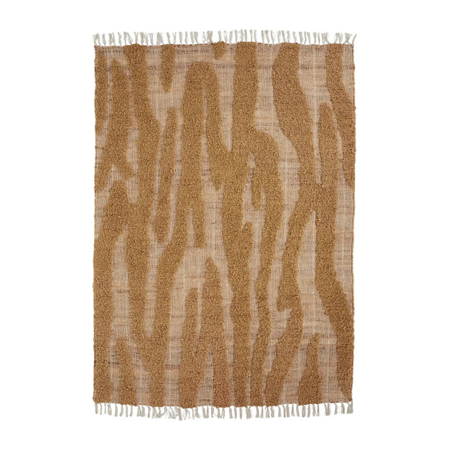 Teppich Get in Braun aus Jute und Baumwolle, 200 × 140 cm von House Doctor – Packshot