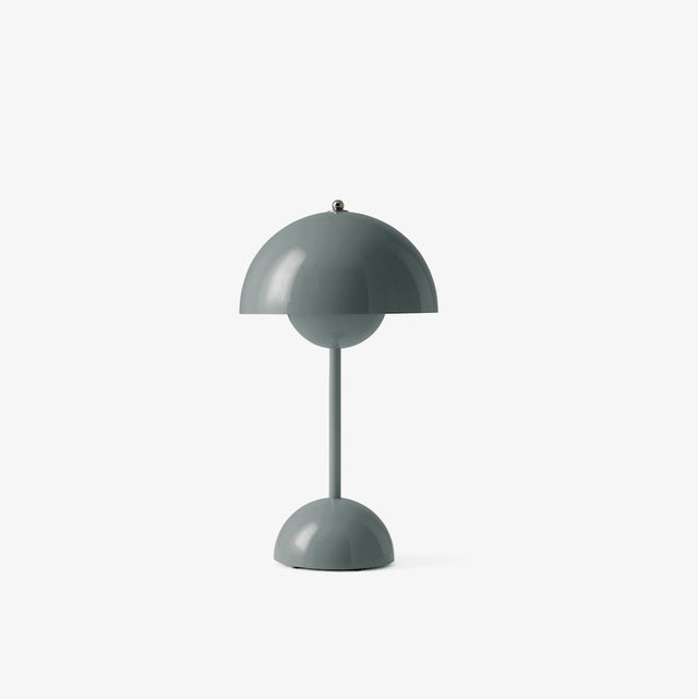 VP9 Flowerpot Akkuleuchte Stone Blue - &Tradition