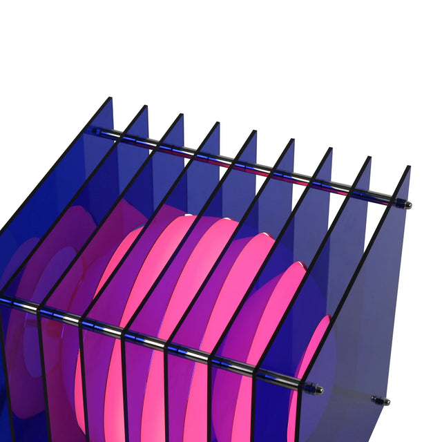 Tischleuchte Lớp Large Square Blau - Bang