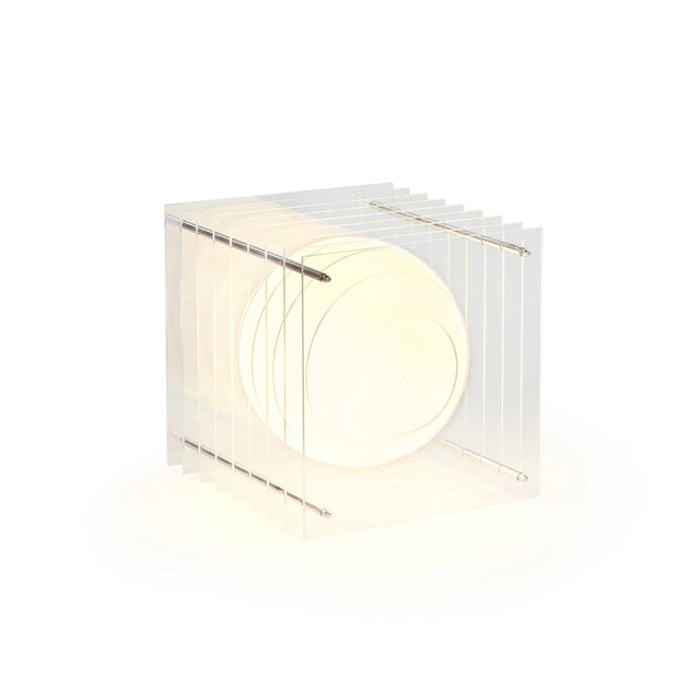 Tischleuchte Lớp Large Square Clear Acrylic - Bang
