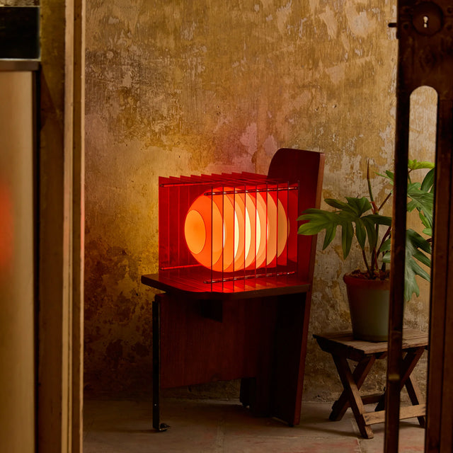 Tischleuchte Lớp Large Square Rot - Bang