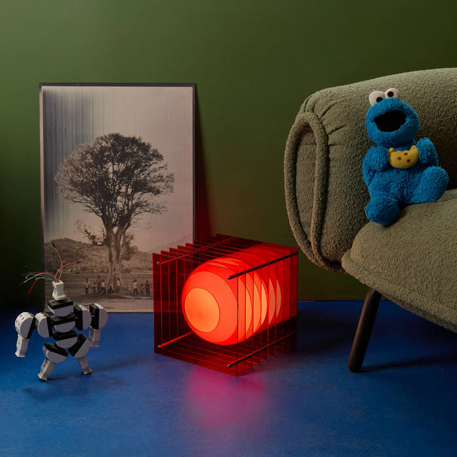 Tischleuchte Lớp Large Square Rot - Bang