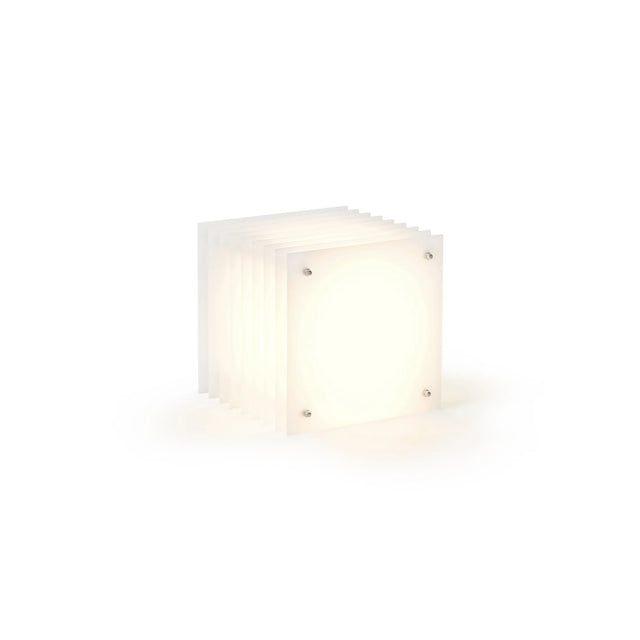 Tischleuchte Lớp Small Square Milky - Bang