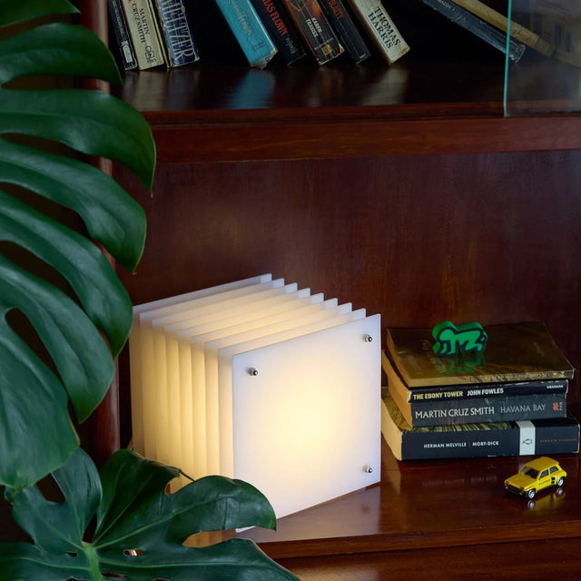 Tischleuchte Lớp Small Square Milky - Bang