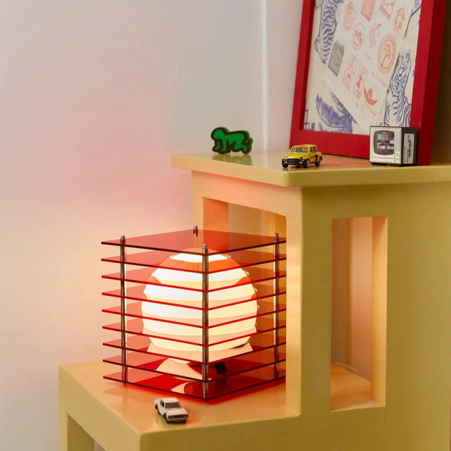 Tischleuchte Lớp Small Square Rot - Bang