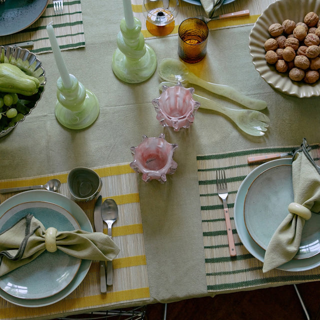 Tischset Bambus Lemon Einzeln - HK Living