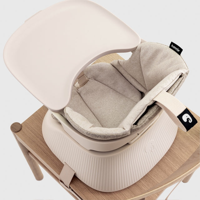Tragbarer Kinder Hochstuhl White Sand - Hannie