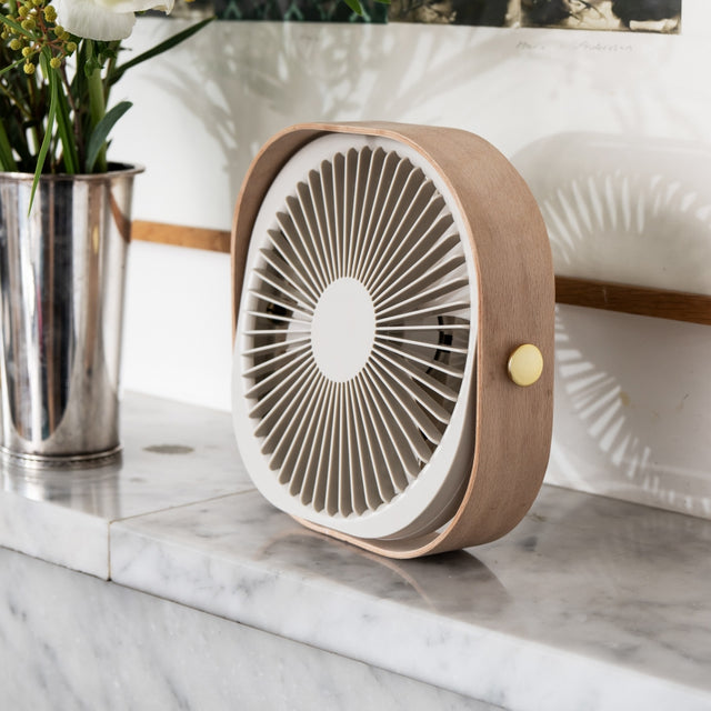 Tragbarer Tischventilator Fantastic, Beige - Printworks Mood
