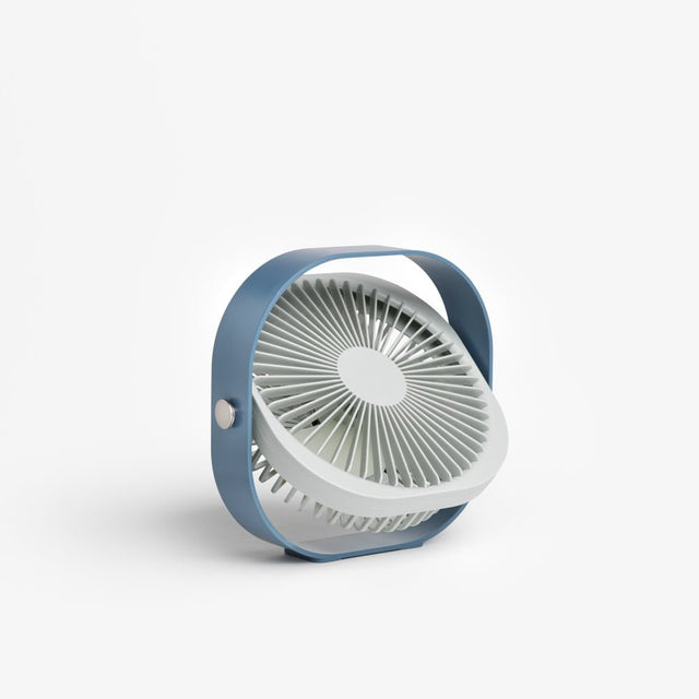 Tragbarer Tischventilator Fantastic, Petroleum - Printworks - DesignWe.Love