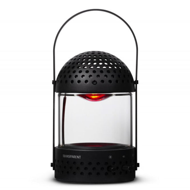 Transparent - Light Speaker - tragbarer Bluetooth Lautsprecher mit Beleuchtung Schwarz