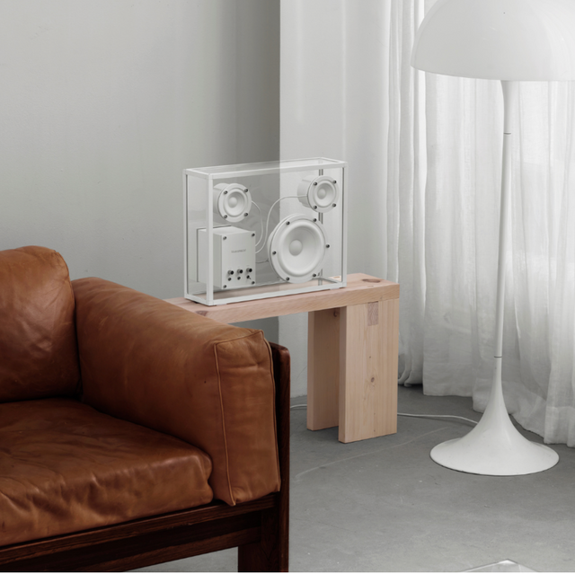 Transparent Speaker Large Weiß - Bluetooth Lautsprecher Box