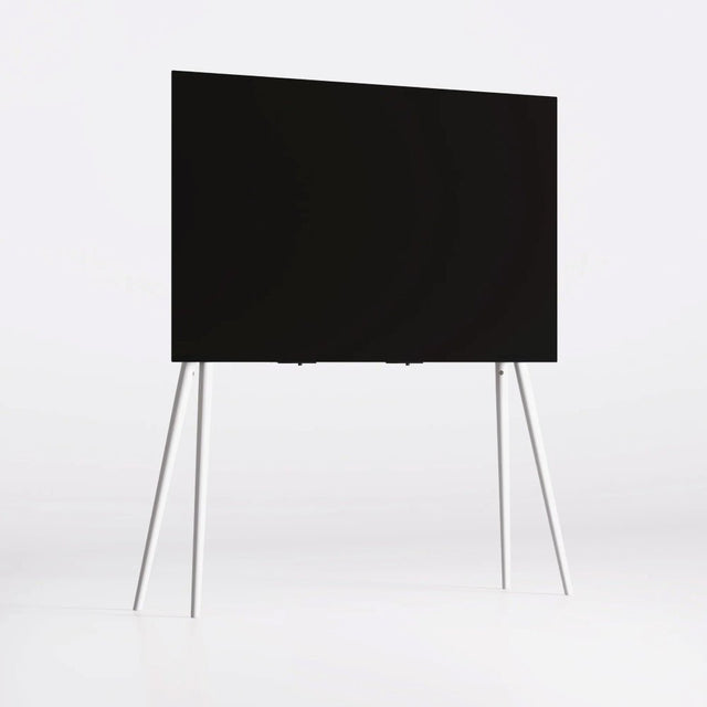 JALG TV-Ständer aus Holz Birke Weiß für 42–55 Zoll TV – Design TV-Ständer