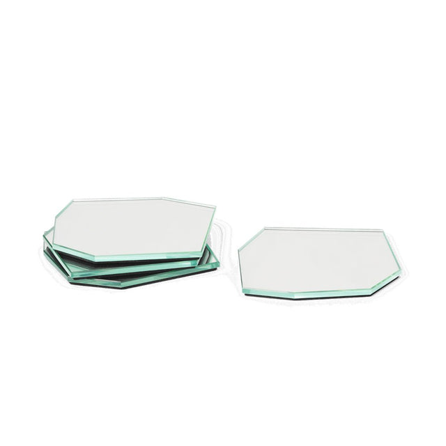 Untersetzer aus Glas Shard, 4er Set - ferm LIVING - DesignWe.Love