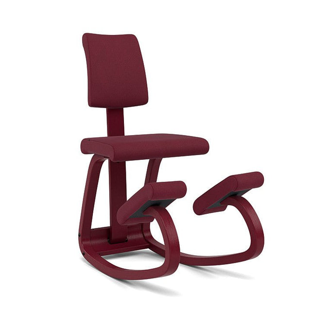 Varier Kniestuhl Variable Plus Monochrome mit Rückenlehne in Plum – Ansicht 3