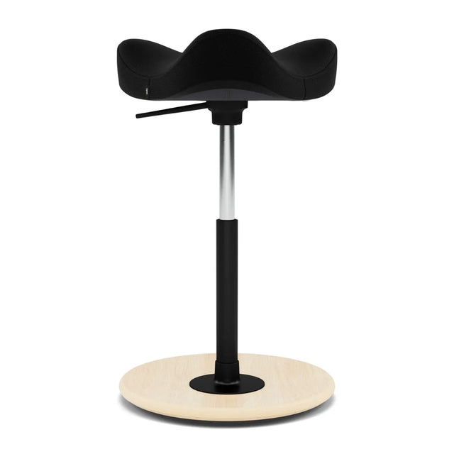 Varier Move Compact Sattelhocker, Holzbasis Natur, Bezug Tonal 60999, Packshot