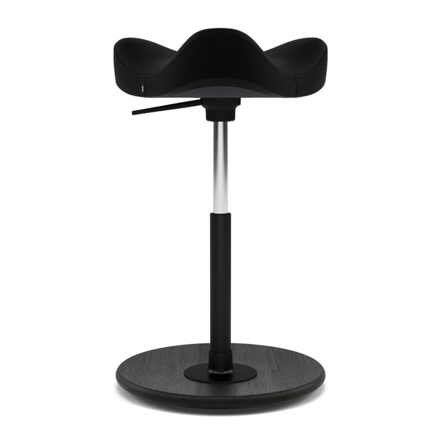 Varier Move Compact Sattelhocker, Holzbasis Schwarz, Bezug Tonal 60999, Packshot