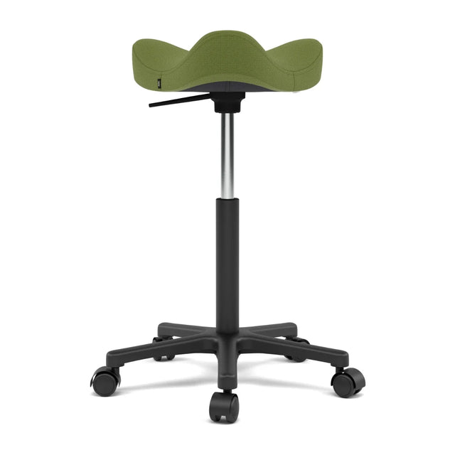 Varier Move Sattelhocker mit Rollen, Fußgestell Schwarz, Bezug Select 67095, Packshot