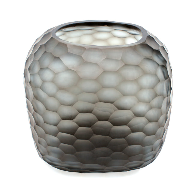 Vase Somba L Indigo/Smokegrey H 26 - Guaxs