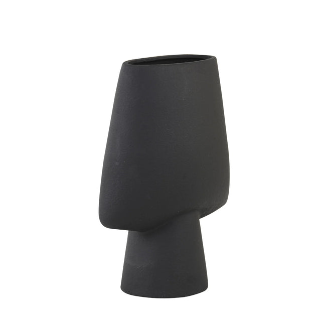 Vase Uniek Keramik 40 cm Schwarz