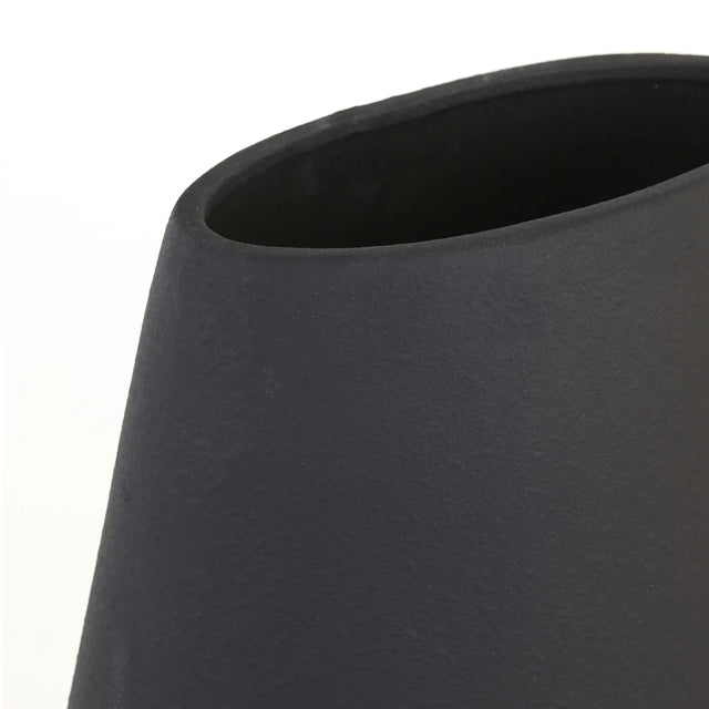Vase Uniek Keramik 40 cm Schwarz