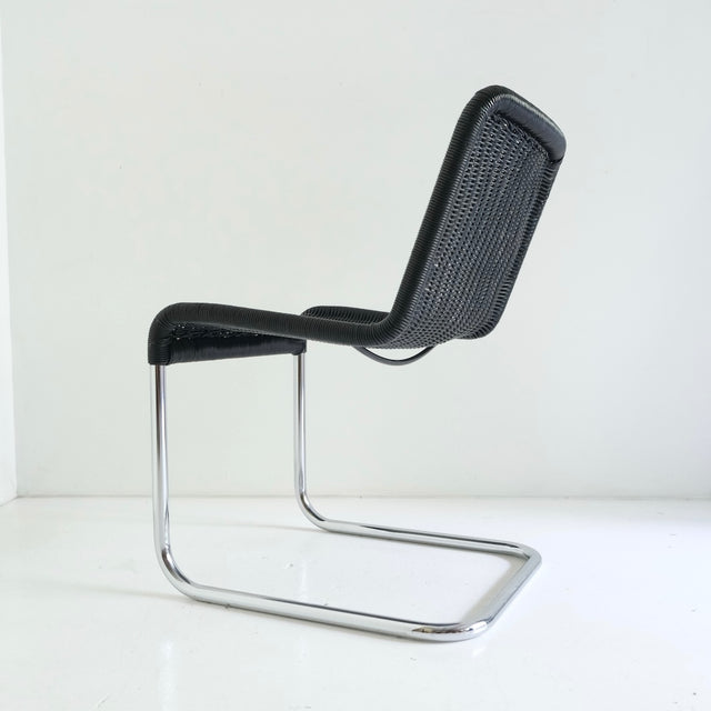 Vintage Freischwinger D41 ohne Armlehne 80er Jahre - Tecta