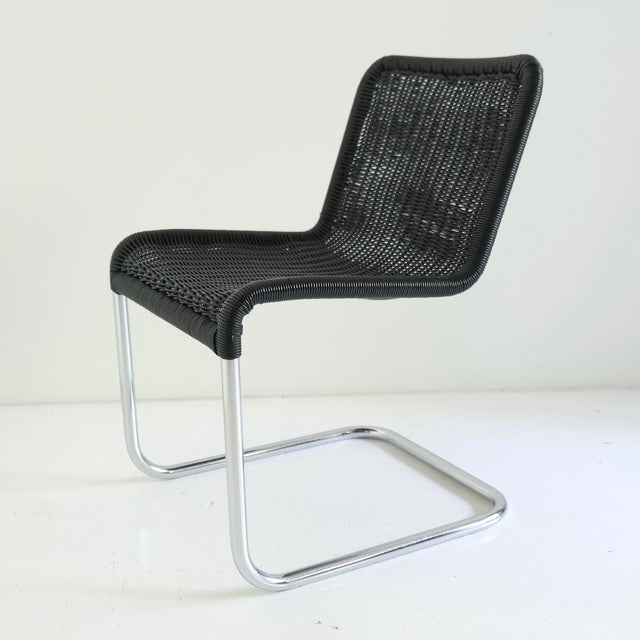 Vintage Freischwinger D41 ohne Armlehne 80er Jahre - Tecta