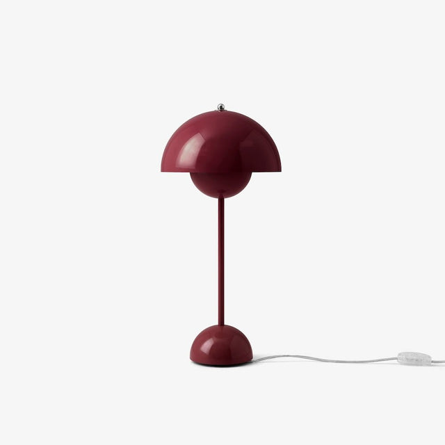 Flowerpot VP3 Tischleuchte in Dark Plum von &Tradition – Verner Panton