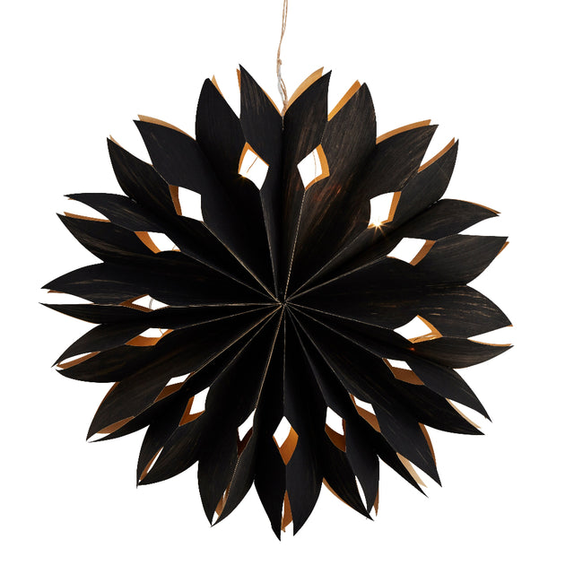 Weihnachtsstern aus Papier mit Licht Veneer - Madam Stoltz