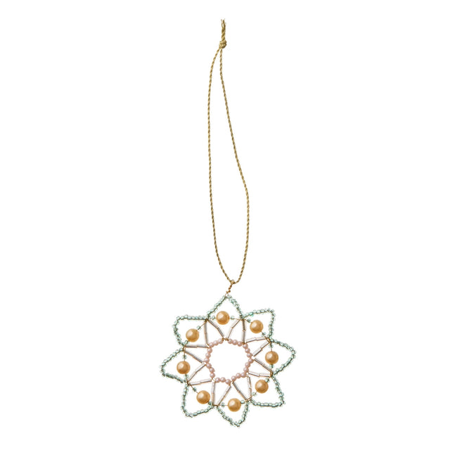 Weihnachtsbaumanhänger Beaded Crystal ∅5,5cm - Bungalow - Weihnachten 2025