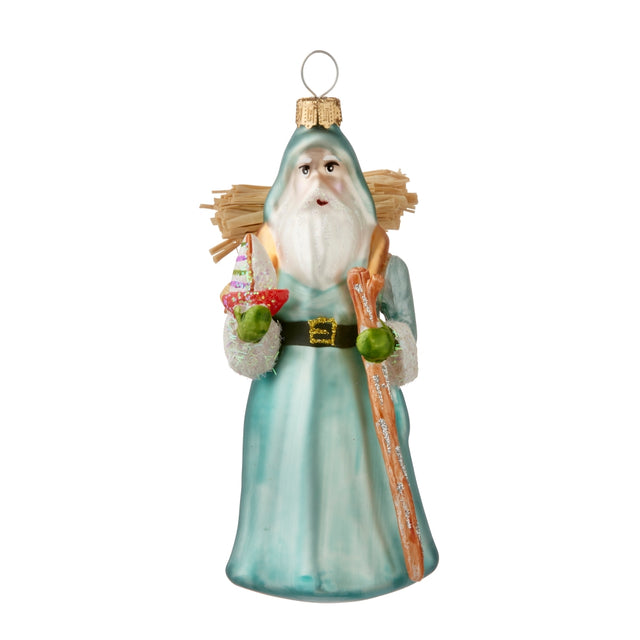 Weihnachtsbaumkugel Santa Eisblau - Bungalow - Weihnachten 2025