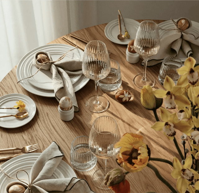 Weingläser 4er - Set Riffle Klar - DesignWe.Love