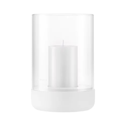 Windlicht Beton und Glas Calma Lilly White - Blomus