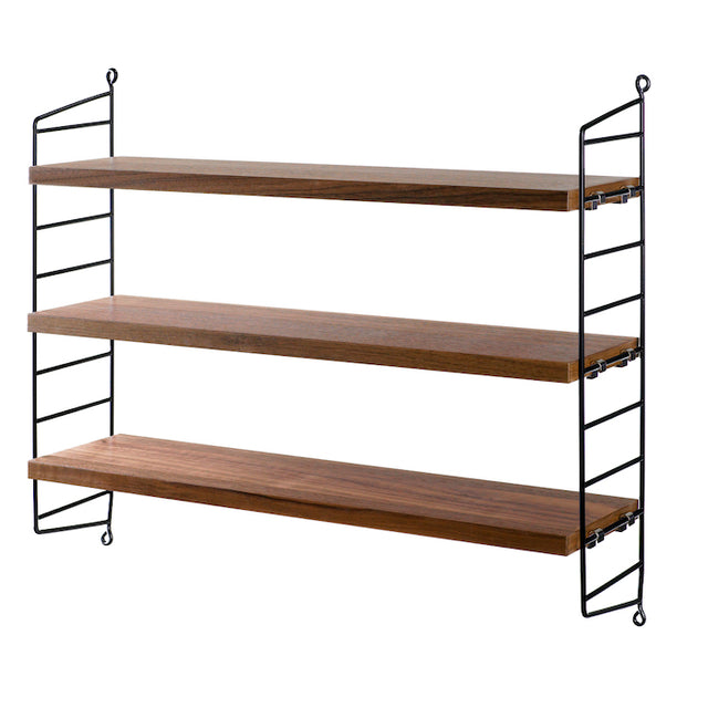 String Pocket Wandregal Walnuss - String Furniture