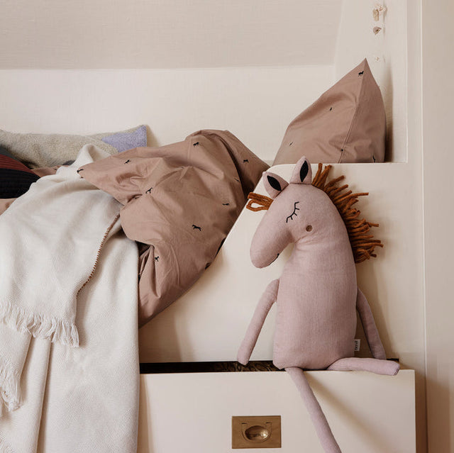 Kuscheltier Pferd Rosa Kissen - ferm LIVING
