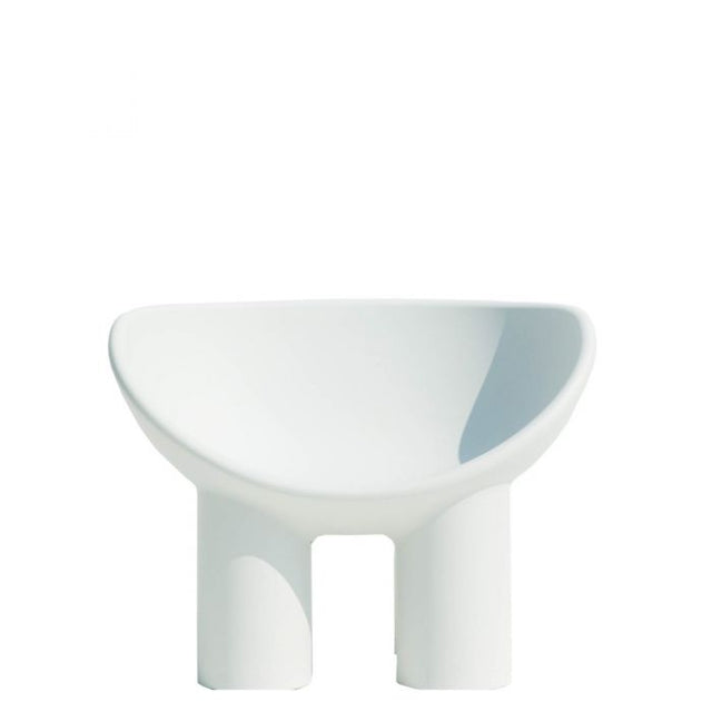 Roly Poly Chair Weiss/Concrete - Sessel von Driade