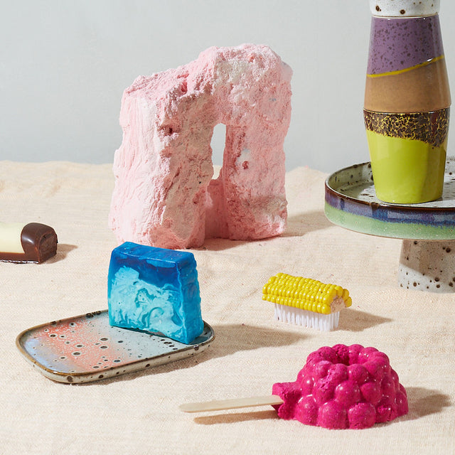 2er Set kleine Tabletts 70s Ceramics - HK Living