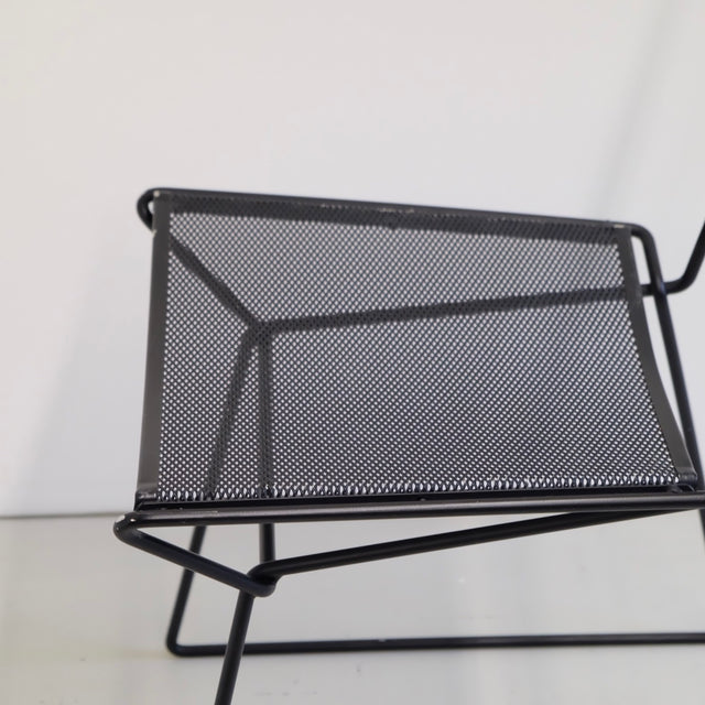 Postmoderner Metall Stuhl - Rolf Rahmlow 1980er