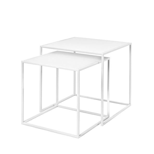 Fera Beistelltisch 2er Set weiss - Blomus