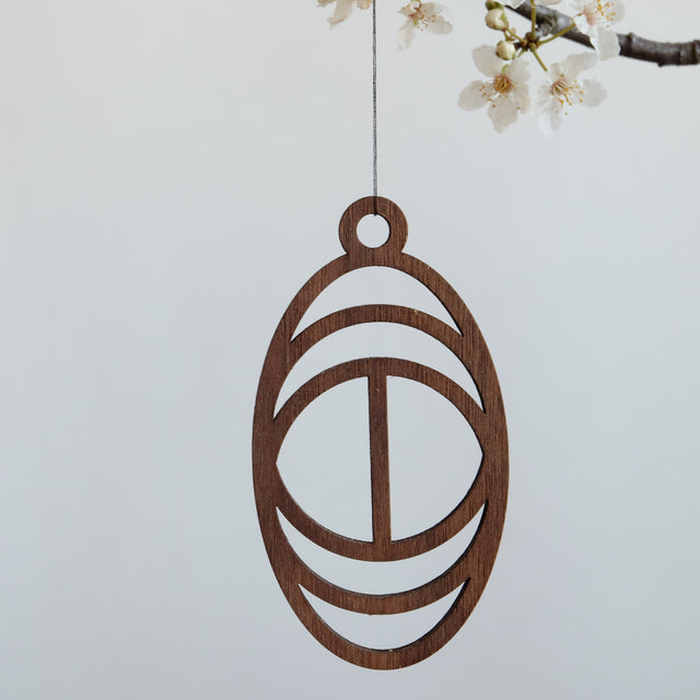 Oster Ornamente (5er Set) - Osterschmuck aus Holz - DesignWe.Love