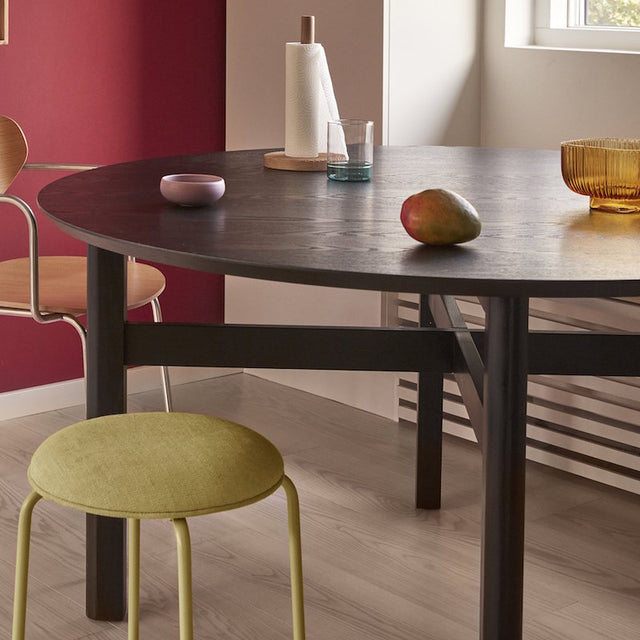 Esstisch rund Fjord Eiche Schwarz - Hübsch Interior