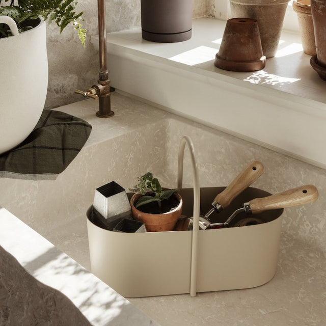 Aufbewahrungskiste Grib Toolbox Hellgrau - ferm LIVING