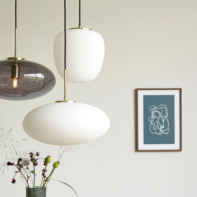 Pendelleuchte Muse Ø25cm Opalglas - Hübsch Interior