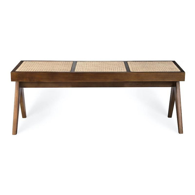 3-Sitzer Bank mit Wiener Geflecht - Detjer