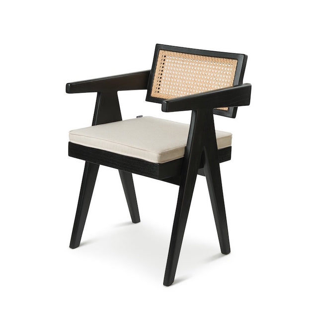 Office Chair mit Wiener Geflecht schwarz - Detjer