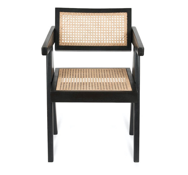 Office Chair mit Wiener Geflecht schwarz - Detjer