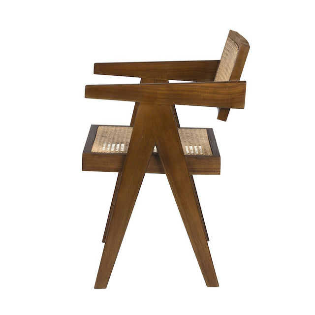 Detjer Office Chair - Rattan Cane